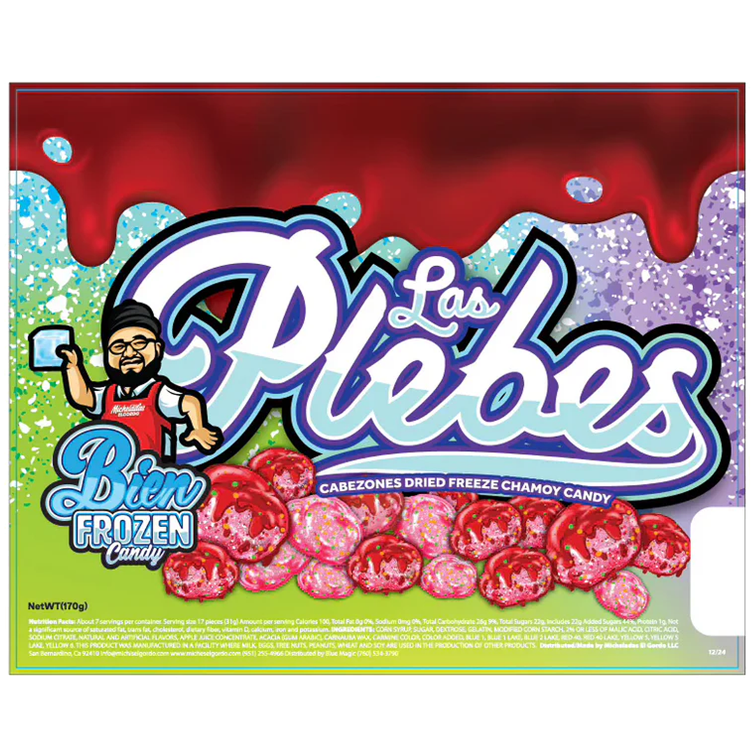 Micheladas El Gordo Las Plebes Freeze Dried Cabezones Chamoy Candy