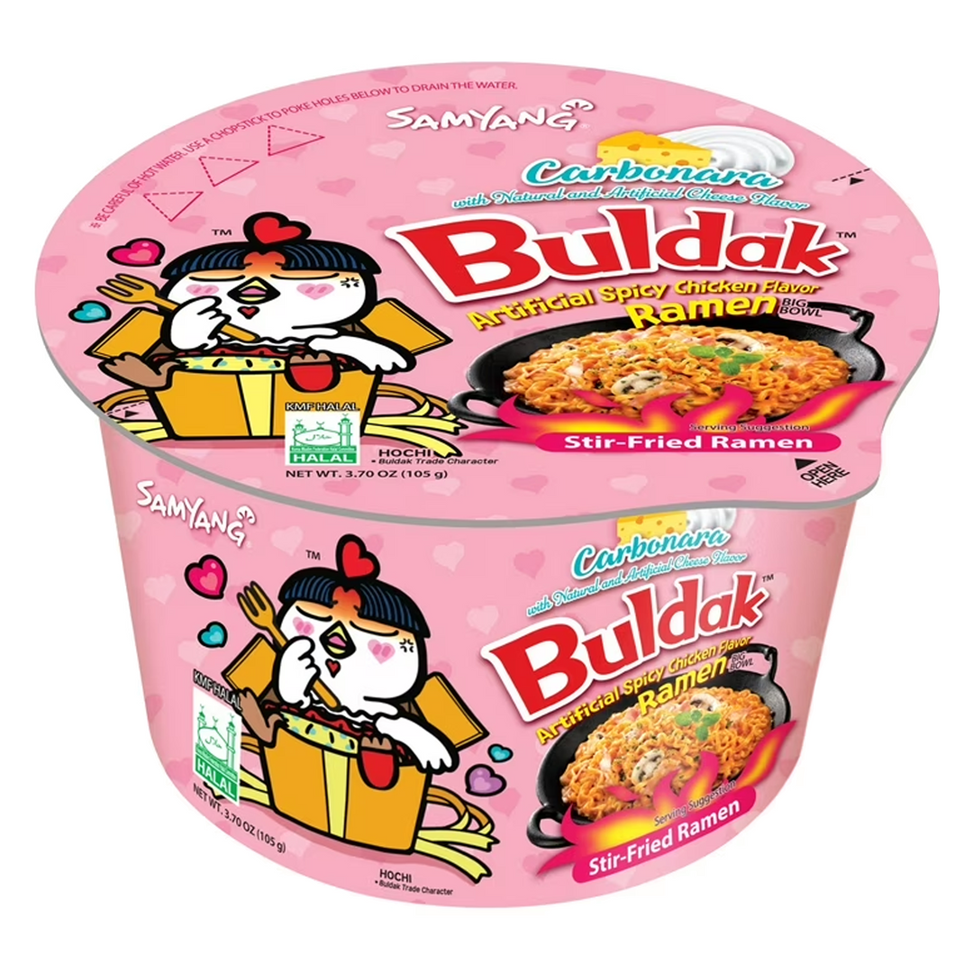 Samyang Buldak Carbo Hot Chicken Ramen Bowl