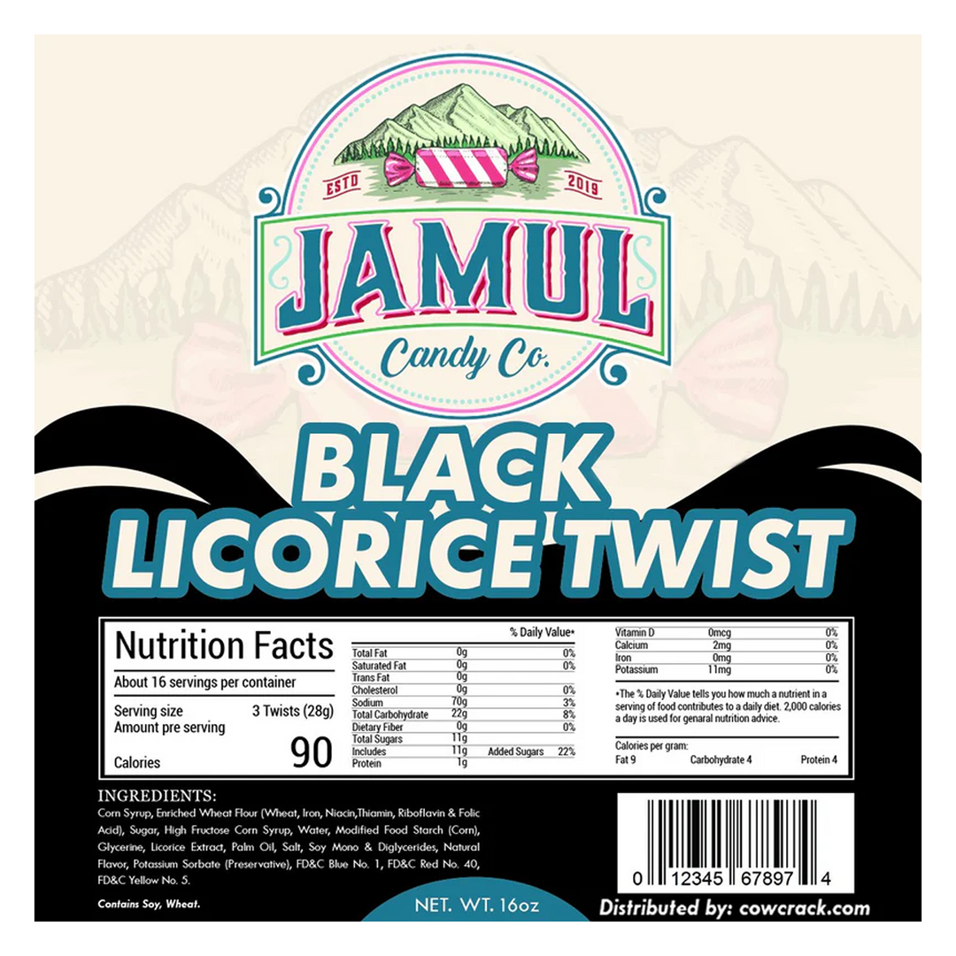 Jamul Candy Co. Black Licorice