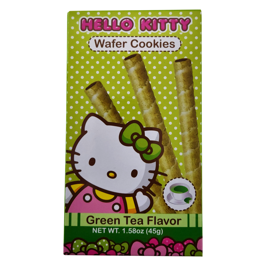 Hello Kitty Green Tea Wafer Cookies