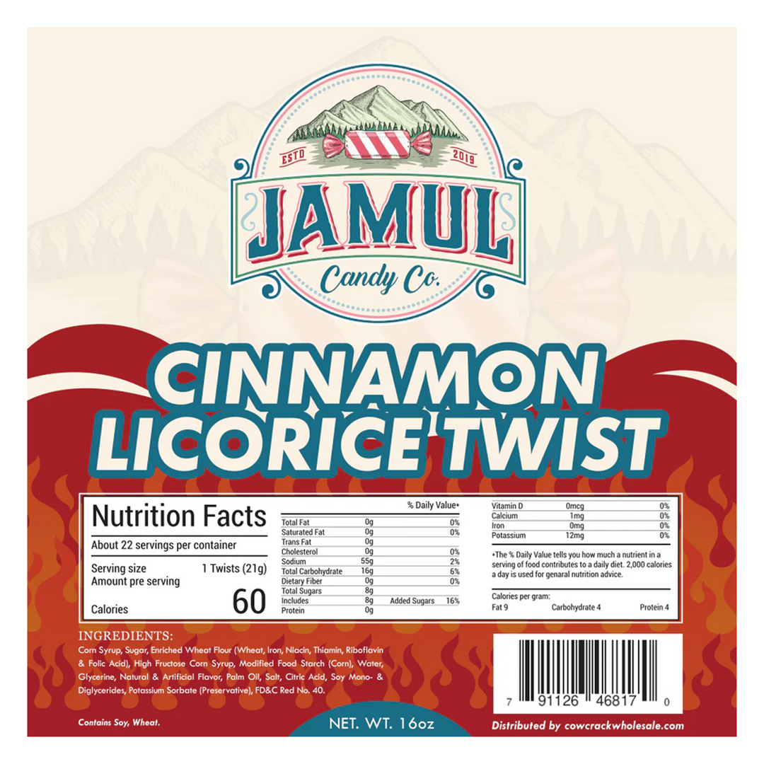 Jamul Candy Co. Cinnamon Licorice