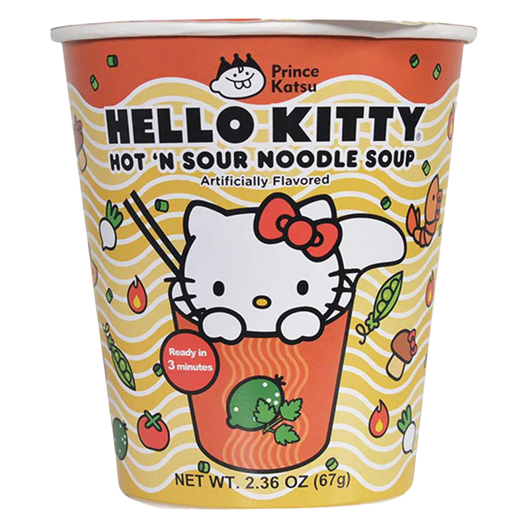 Hello Kitty Hot 'N Sour Noodle Soup