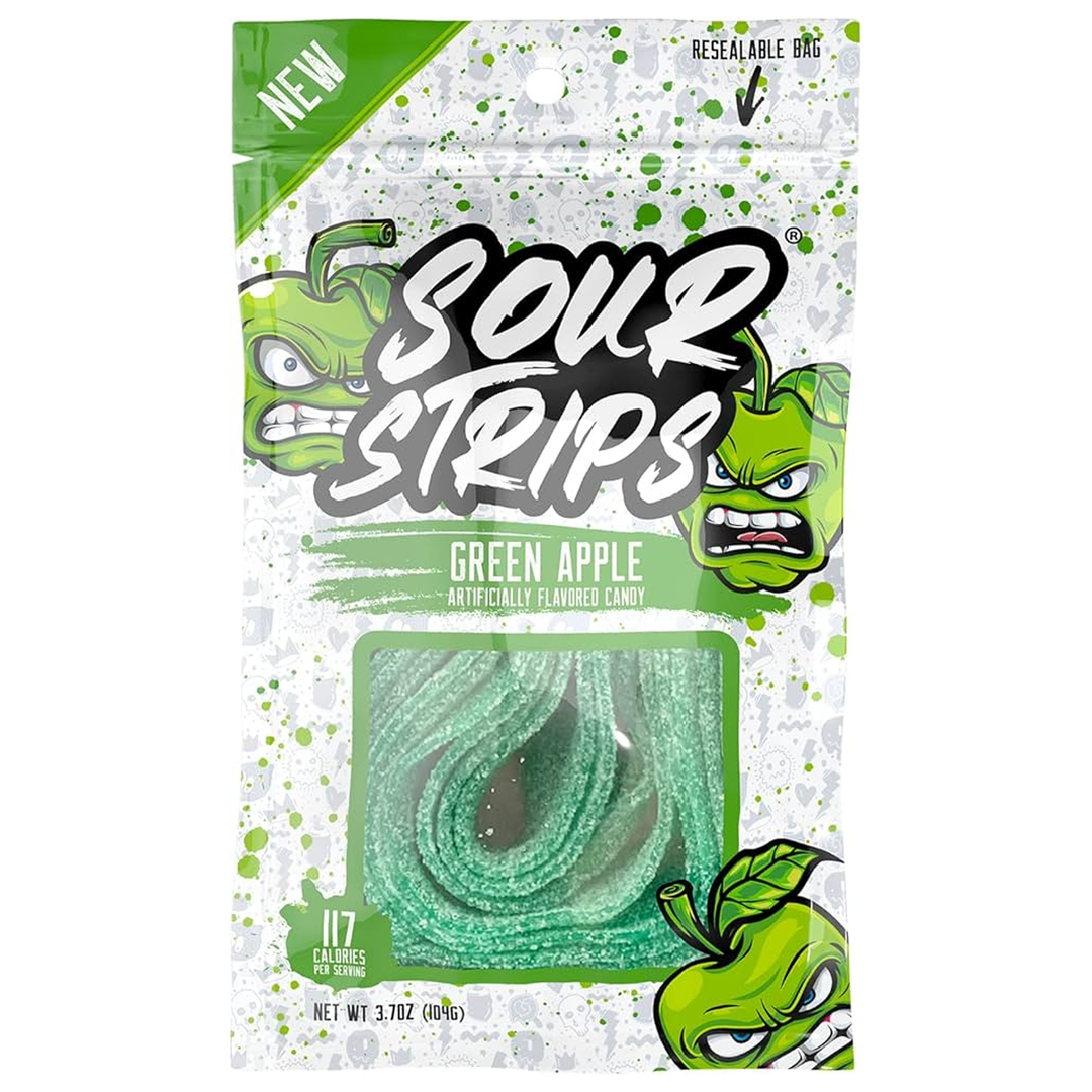 Sour Strips Green Apple