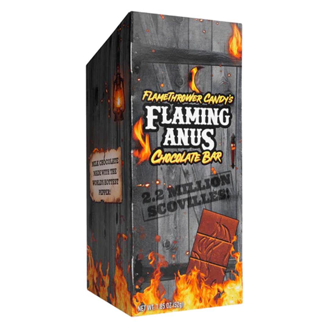 Flamethrower Candy Flaming Anus Chocolate Bar