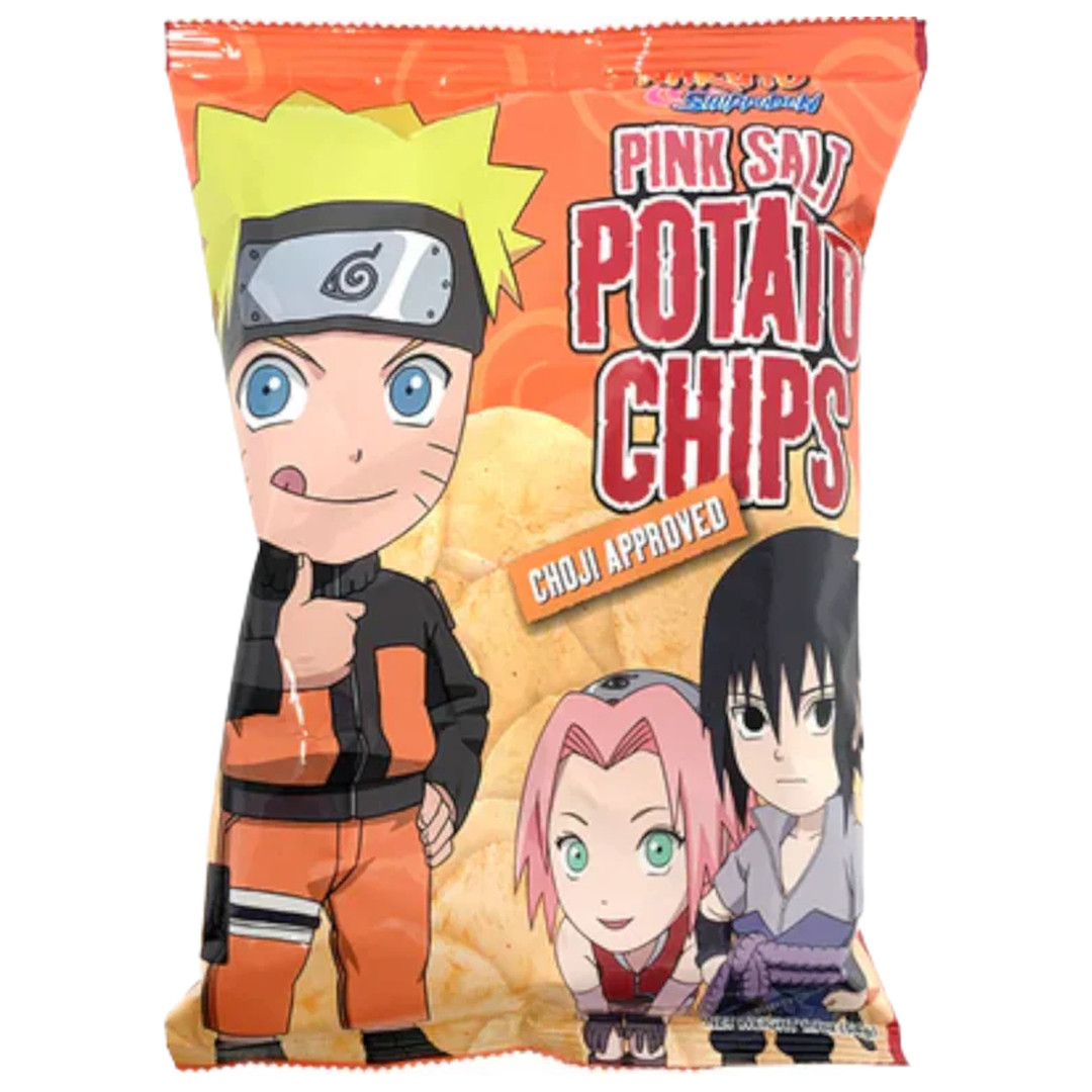 Naruto Pink Salt Potato Chips